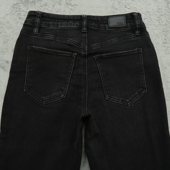 Royalty Jeans Women's Size 4 Faded Black High-Rise Straight Denim 26" Inseam - Picture 12 of 16